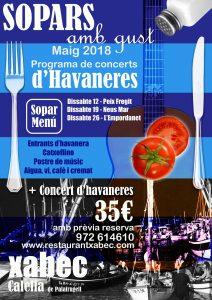 Sopars amb gust 2018 | Restaurant Xabec